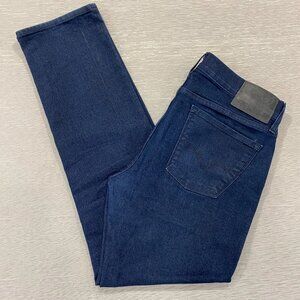 GUESS Lincoln Jeans Mens 33 x 32 Slim Fit Straight Leg Dark Wash Denim
